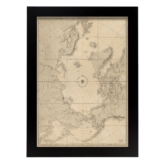 Chart_of_the_North_Polar_Sea_1855-Artwork-Nacnic-A4-Sin marco-Nacnic Estudio SL
