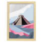 Chichen Itza-Artwork-Nacnic-A3-Marco Madera clara-Nacnic Estudio SL