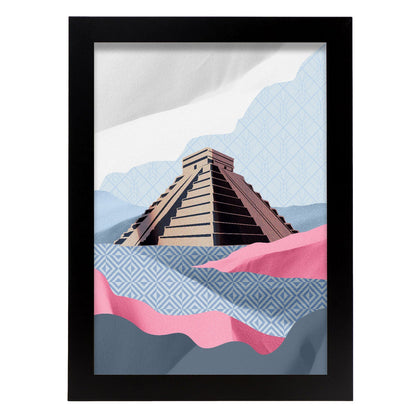 Chichen Itza-Artwork-Nacnic-A4-Sin marco-Nacnic Estudio SL