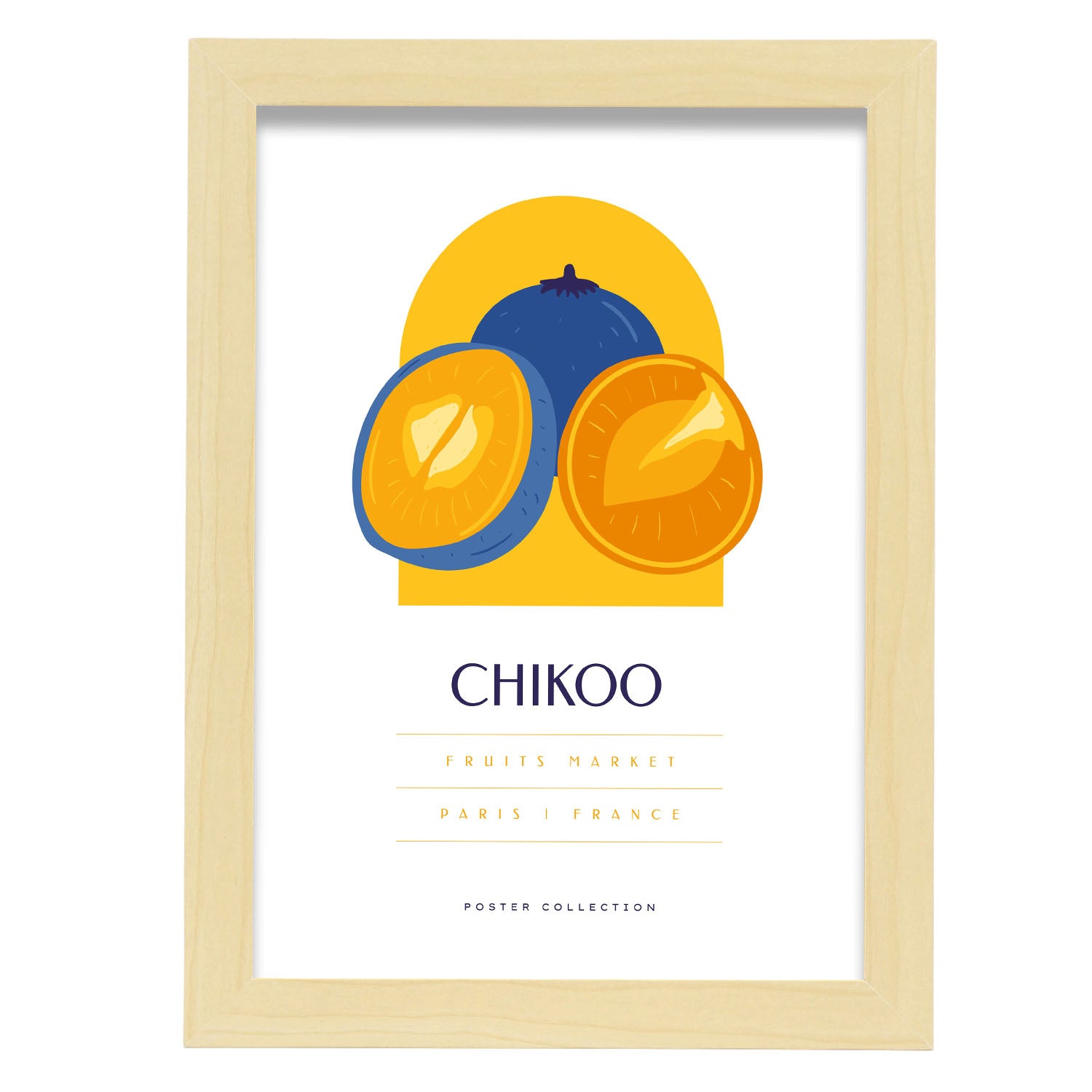 Chikoo-Artwork-Nacnic-A4-Marco Madera clara-Nacnic Estudio SL