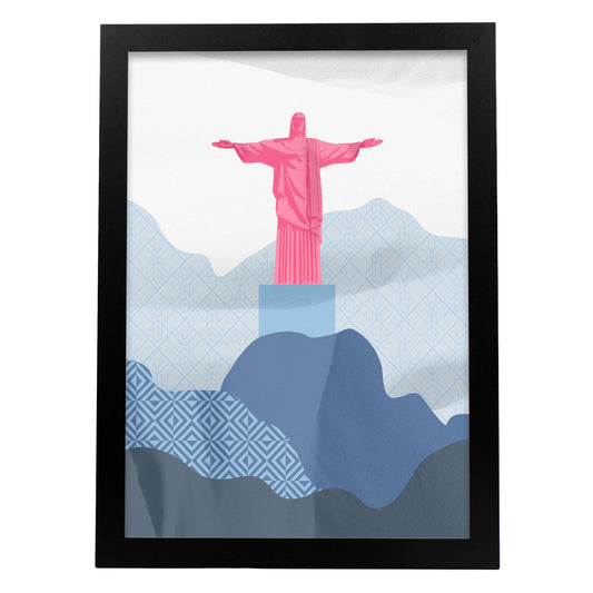 Christ the Redeemer-Artwork-Nacnic-A3-Sin marco-Nacnic Estudio SL