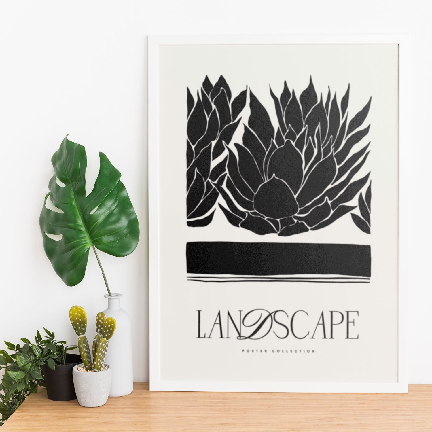 Closeup Succulents-Artwork-Nacnic-Nacnic Estudio SL