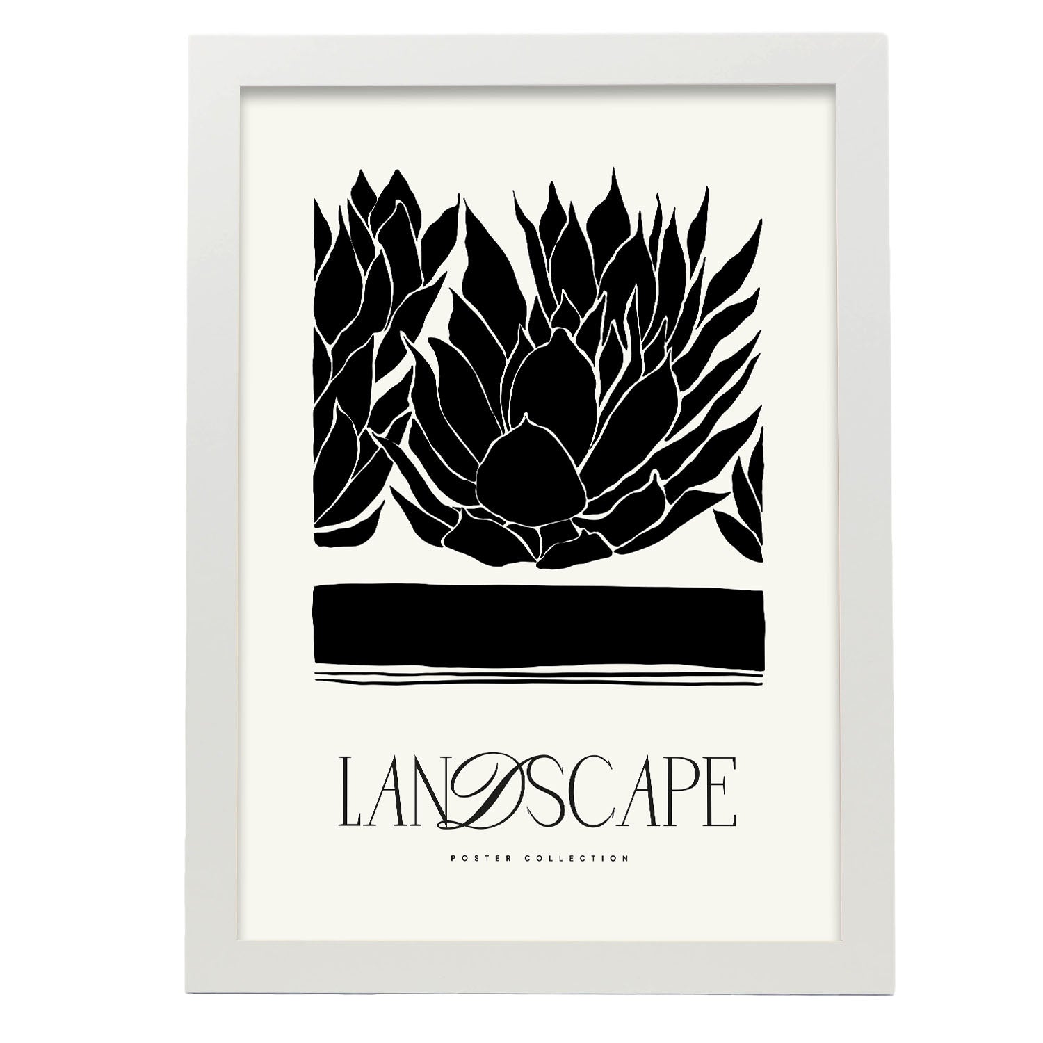 Closeup Succulents-Artwork-Nacnic-A3-Marco Blanco-Nacnic Estudio SL