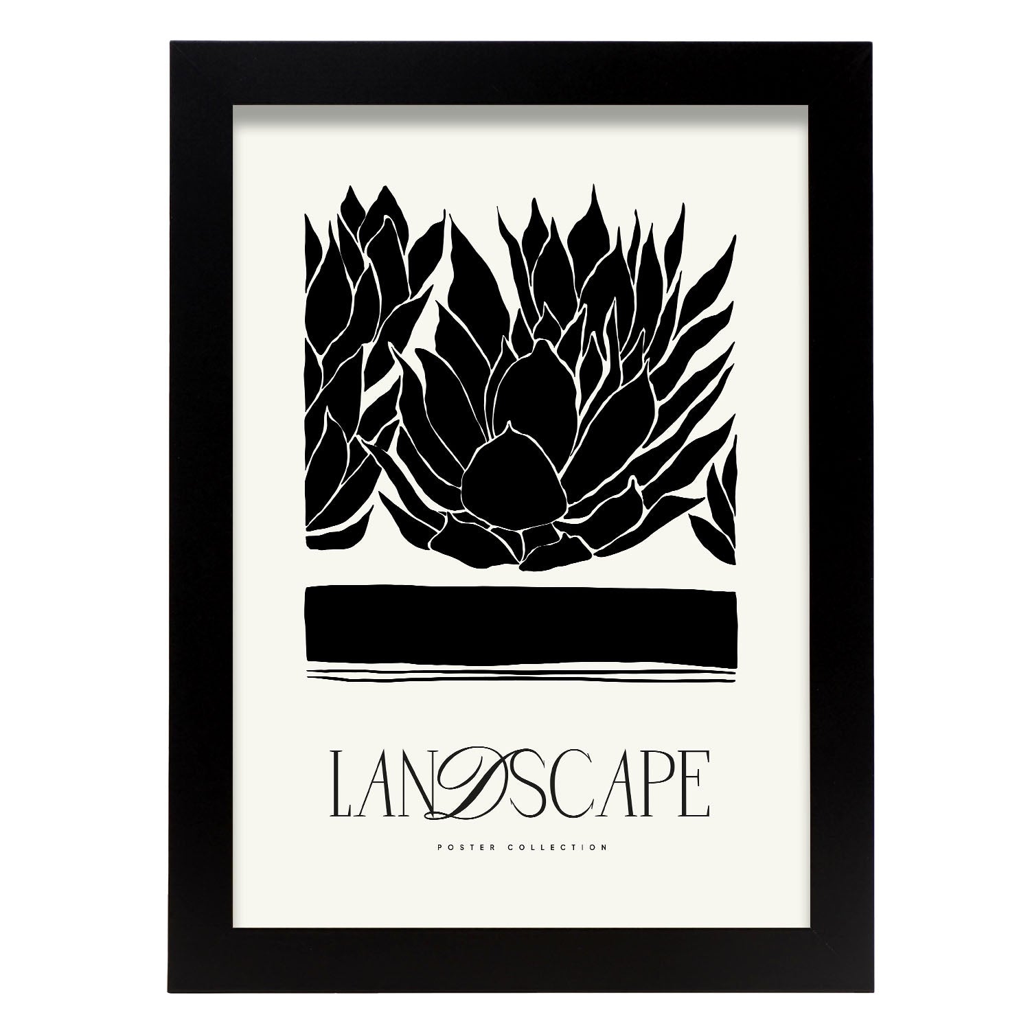 Closeup Succulents-Artwork-Nacnic-A4-Sin marco-Nacnic Estudio SL