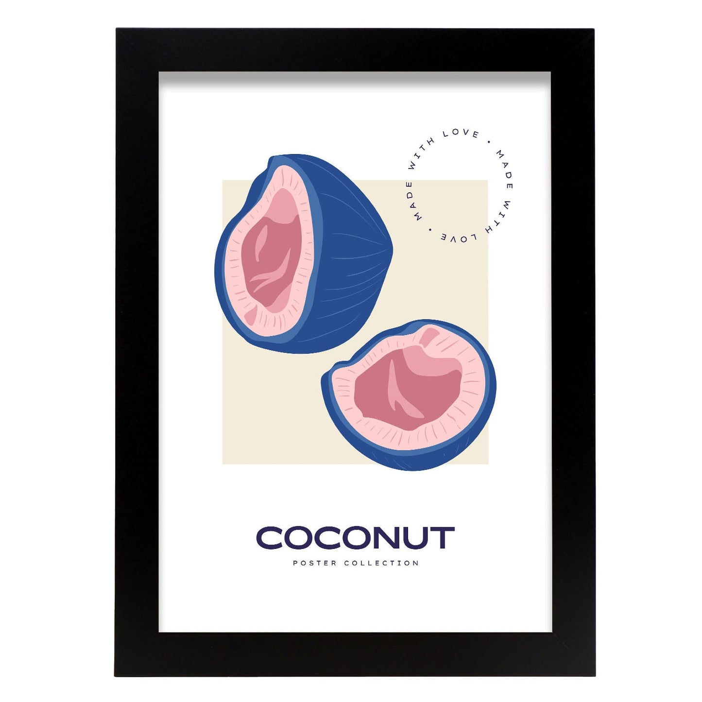 Coconut-Artwork-Nacnic-A4-Sin marco-Nacnic Estudio SL