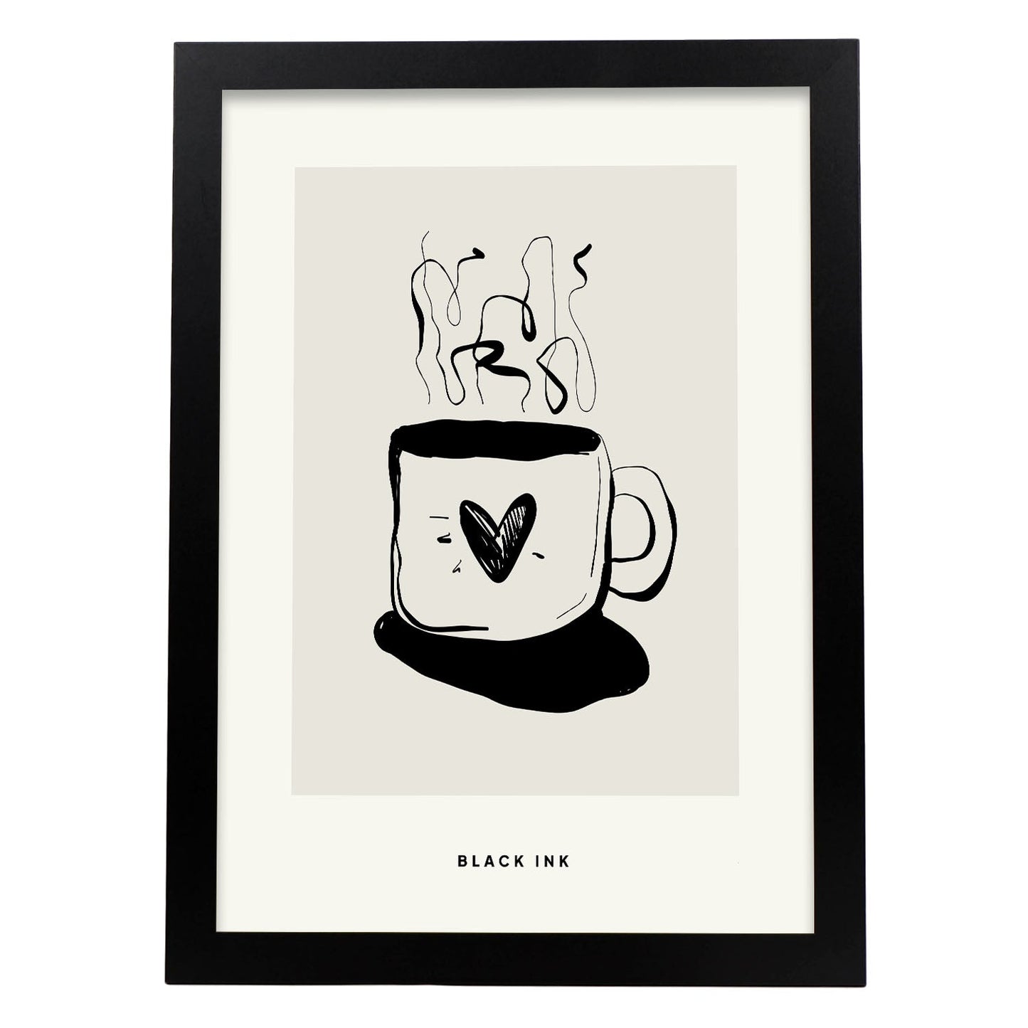 Coffee Love-Artwork-Nacnic-A3-Sin marco-Nacnic Estudio SL