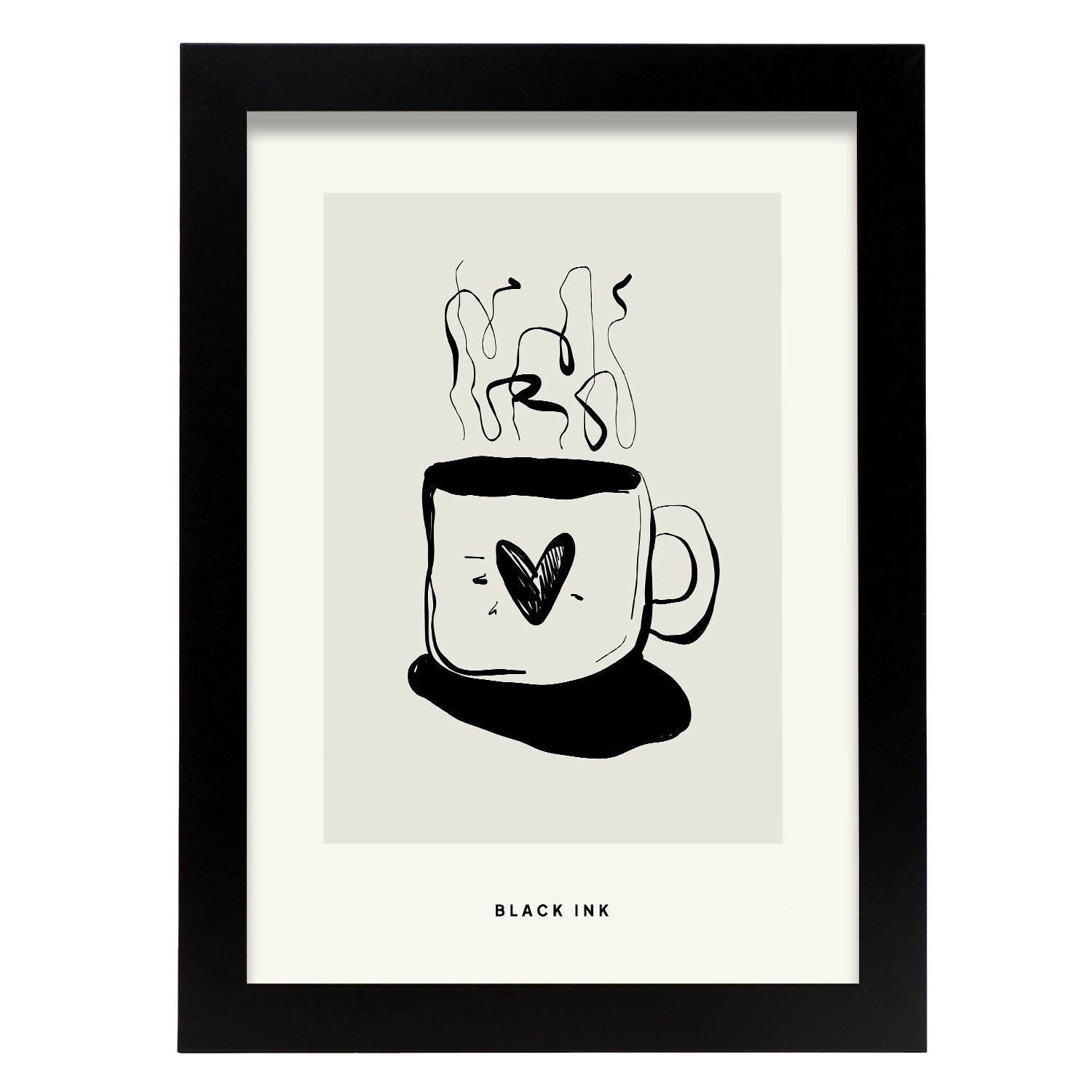 Coffee Love-Artwork-Nacnic-A4-Sin marco-Nacnic Estudio SL