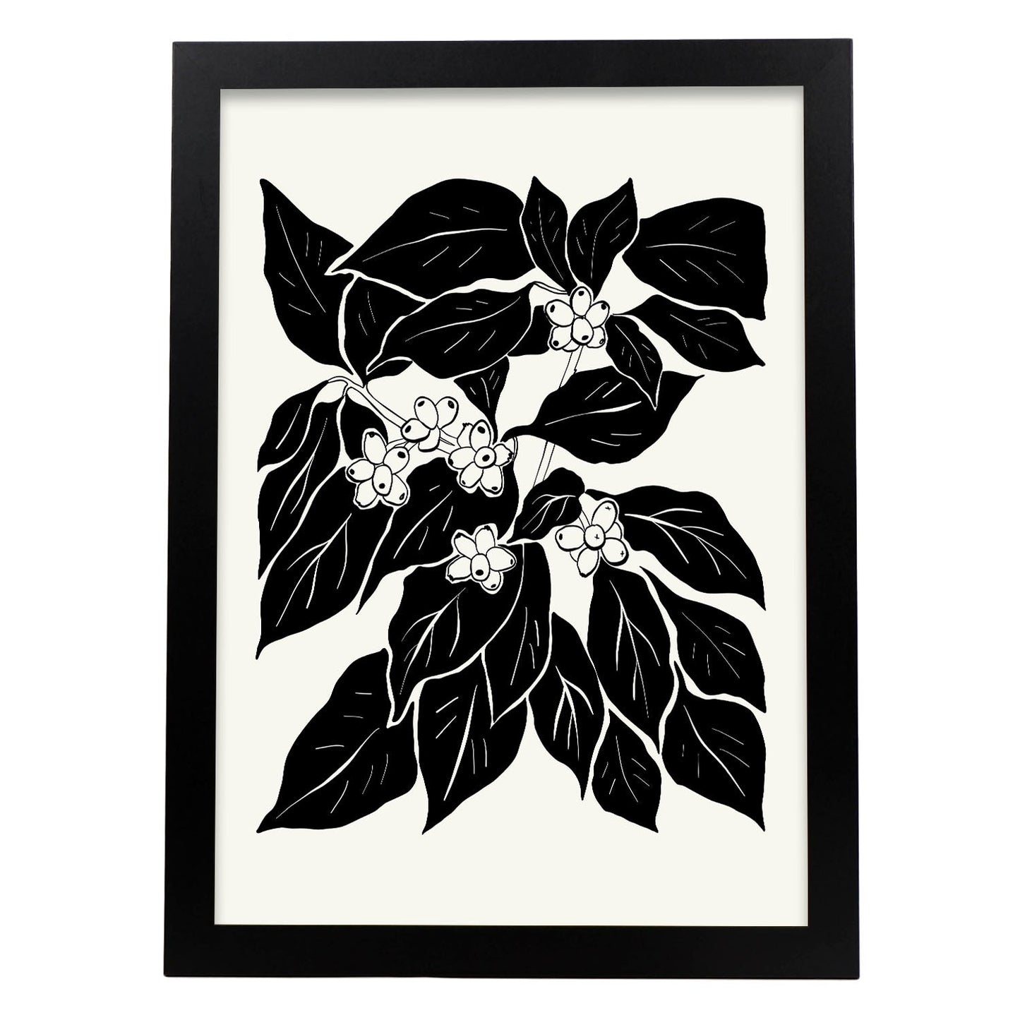 Coffee Plant-Artwork-Nacnic-A3-Sin marco-Nacnic Estudio SL