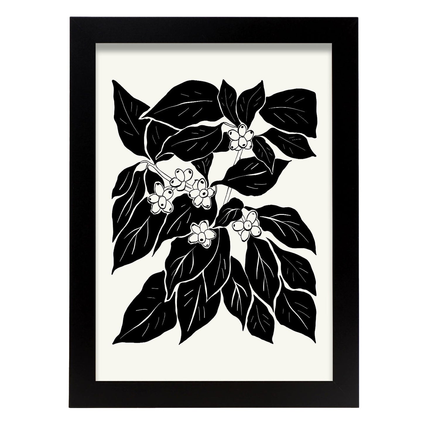 Coffee Plant-Artwork-Nacnic-A4-Sin marco-Nacnic Estudio SL