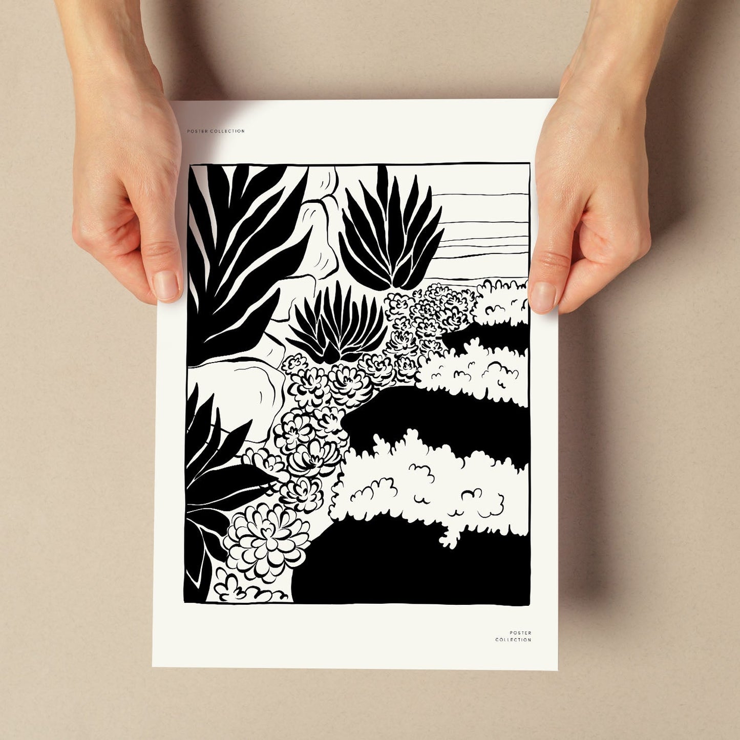 Collage of Succulents-Artwork-Nacnic-Nacnic Estudio SL