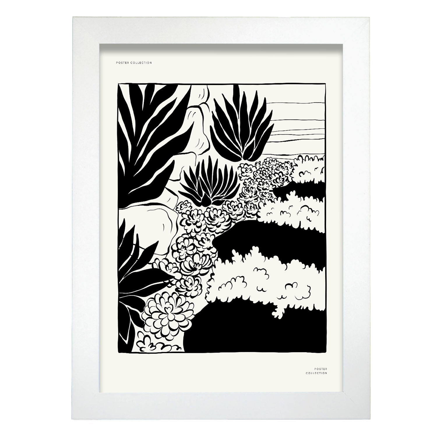 Collage of Succulents-Artwork-Nacnic-A4-Marco Blanco-Nacnic Estudio SL