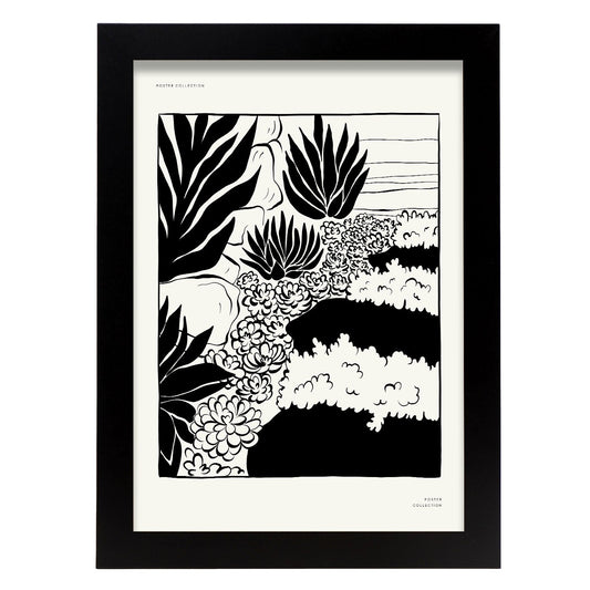 Collage of Succulents-Artwork-Nacnic-A4-Sin marco-Nacnic Estudio SL