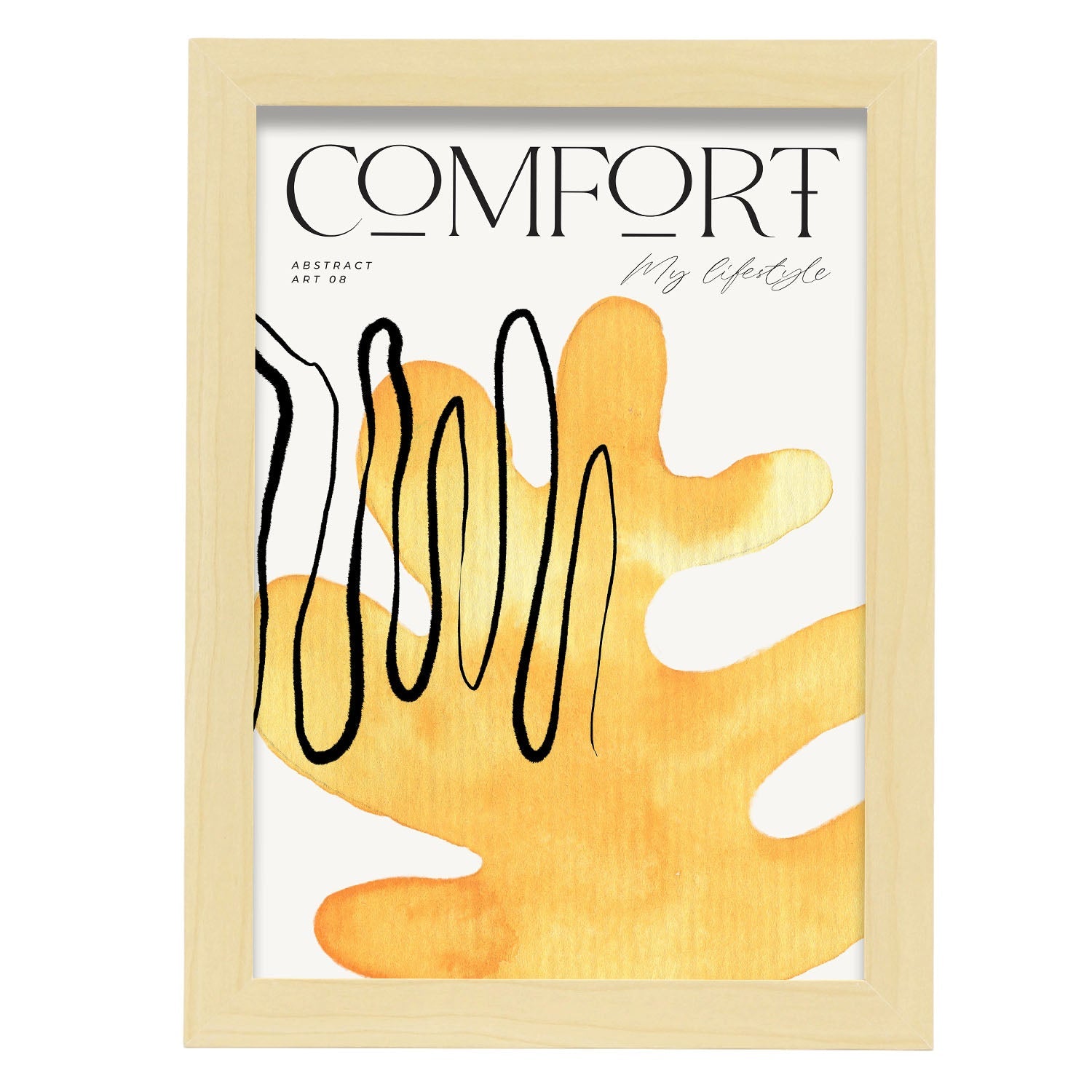 Comfort-Artwork-Nacnic-A4-Marco Madera clara-Nacnic Estudio SL
