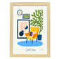 Comfortable Home-Artwork-Nacnic-A3-Marco Madera clara-Nacnic Estudio SL