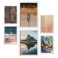 - Conjunto 6 Pósters Paisajes de fotografía Croacia. Pinturas Arte de Pared para Decorar Habitación Sala Recibidor - Láminas A3 y A4 -Artwork-Nacnic-Marco Blanco-Nacnic Estudio SL