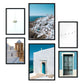 Copy of - Conjunto 6 Pósters Fotografía Islas Griegas - Láminas Impresión Arte Mural Verano en Grecia - Decoración Hogar.-Artwork-Nacnic-Marco Negro-Nacnic Estudio SL