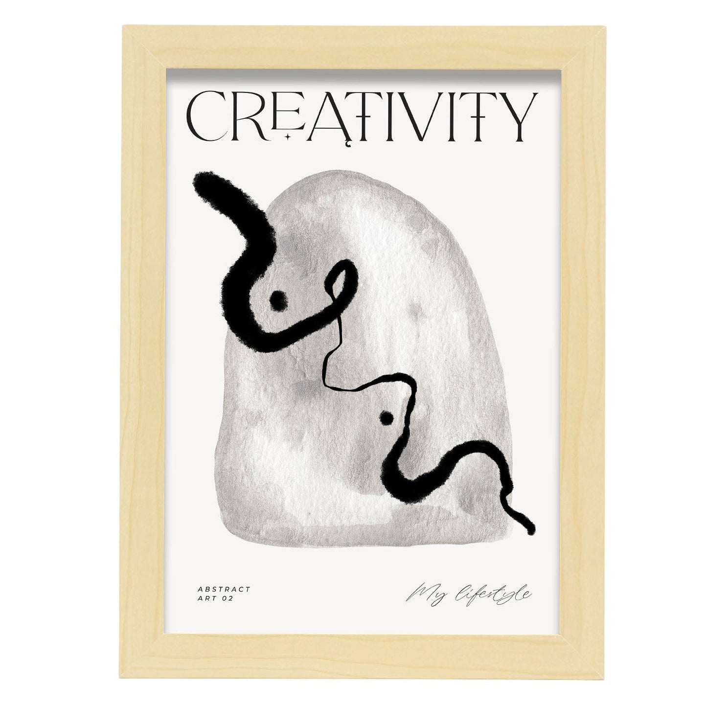 Creativity-Artwork-Nacnic-A4-Marco Madera clara-Nacnic Estudio SL