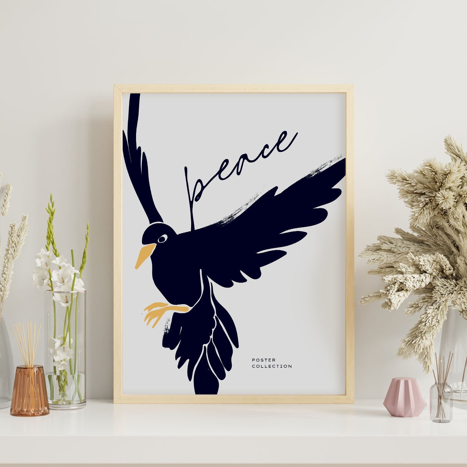 Crow Peace-Artwork-Nacnic-Nacnic Estudio SL