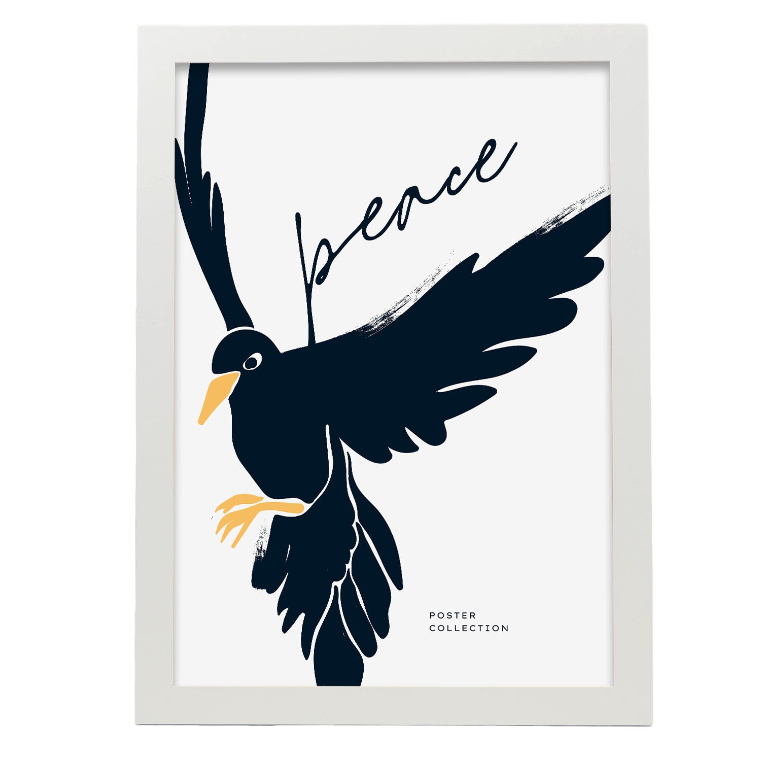 Crow Peace-Artwork-Nacnic-A3-Marco Blanco-Nacnic Estudio SL