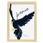 Crow Peace-Artwork-Nacnic-A3-Marco Madera clara-Nacnic Estudio SL