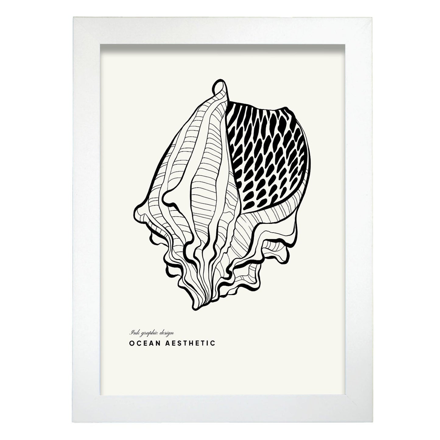 Crown conch-Artwork-Nacnic-A4-Marco Blanco-Nacnic Estudio SL