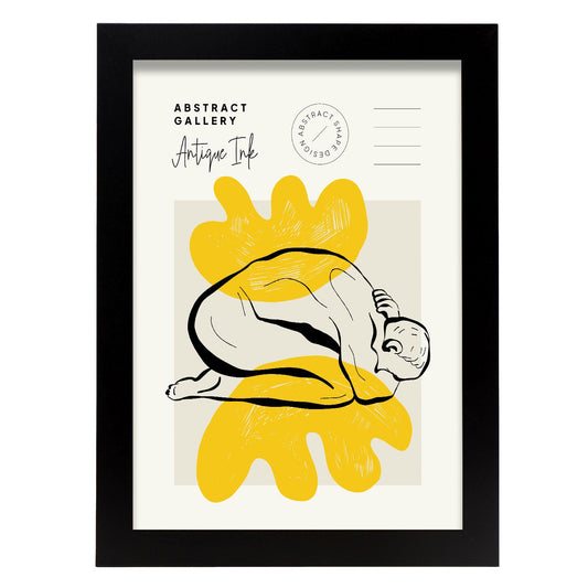 Curled up Ceasar-Artwork-Nacnic-A4-Sin marco-Nacnic Estudio SL