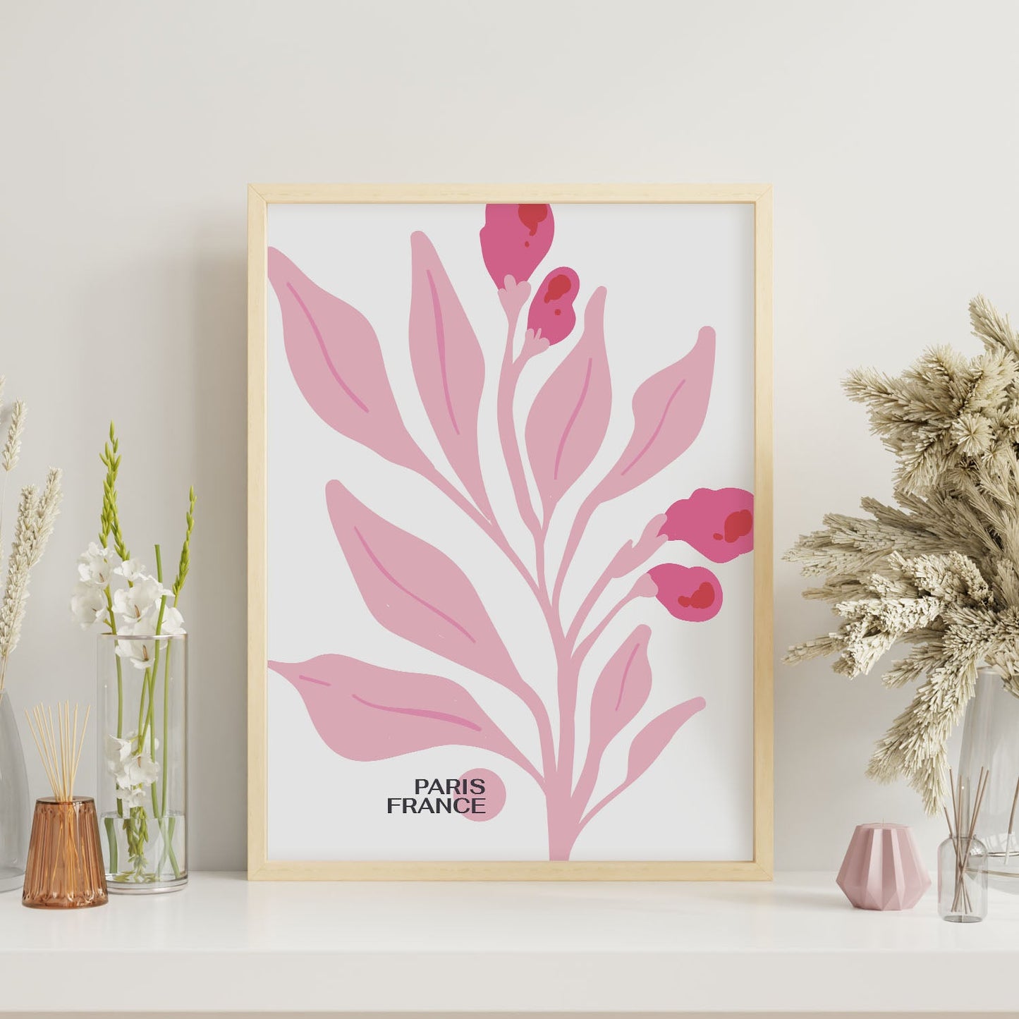 Cyclamen Flowers-Artwork-Nacnic-Nacnic Estudio SL