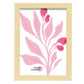 Cyclamen Flowers-Artwork-Nacnic-A4-Marco Madera clara-Nacnic Estudio SL