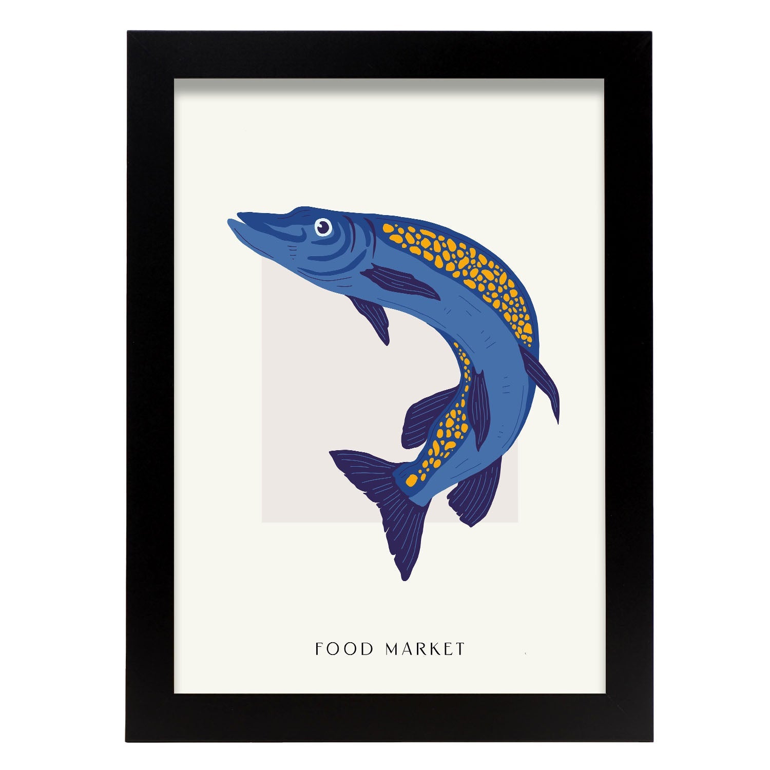 Destin Gulf Fish-Artwork-Nacnic-A4-Sin marco-Nacnic Estudio SL