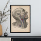 Dissection of face and neck-Artwork-Nacnic-Nacnic Estudio SL