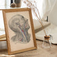 Dissection of face and neck-Artwork-Nacnic-Nacnic Estudio SL