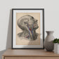 Dissection of face and neck-Artwork-Nacnic-Nacnic Estudio SL