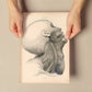 Dissection of the face and neck-Artwork-Nacnic-Nacnic Estudio SL