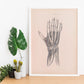 Dissection of the hand-Artwork-Nacnic-Nacnic Estudio SL