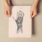 Dissection of the hand-Artwork-Nacnic-Nacnic Estudio SL