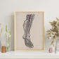 Dissection of the lower leg and foot-Artwork-Nacnic-Nacnic Estudio SL