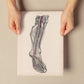 Dissection of the lower leg and foot-Artwork-Nacnic-Nacnic Estudio SL