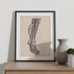 Dissection of the lower leg and foot-Artwork-Nacnic-Nacnic Estudio SL