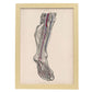 Dissection of the lower leg and foot-Artwork-Nacnic-A3-Marco Madera clara-Nacnic Estudio SL
