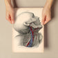 Dissection of the neck-Artwork-Nacnic-Nacnic Estudio SL