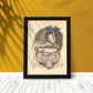 Dissection of the thorax and abdomen-Artwork-Nacnic-Nacnic Estudio SL
