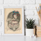 Dissection of the thorax and abdomen-Artwork-Nacnic-Nacnic Estudio SL
