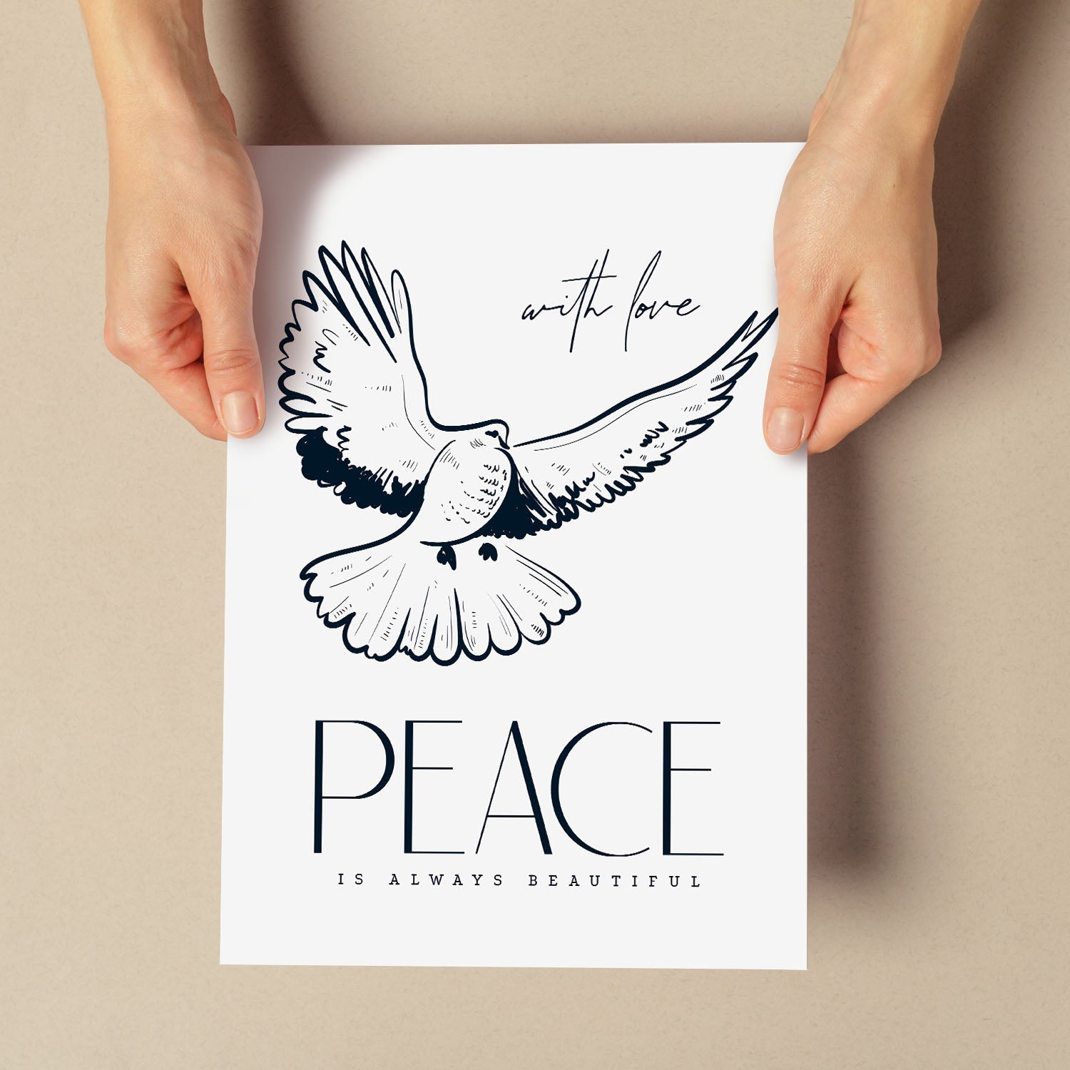 Dove peace-Artwork-Nacnic-Nacnic Estudio SL