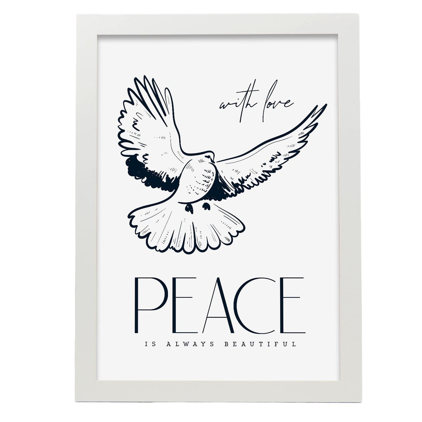 Dove peace-Artwork-Nacnic-A3-Marco Blanco-Nacnic Estudio SL