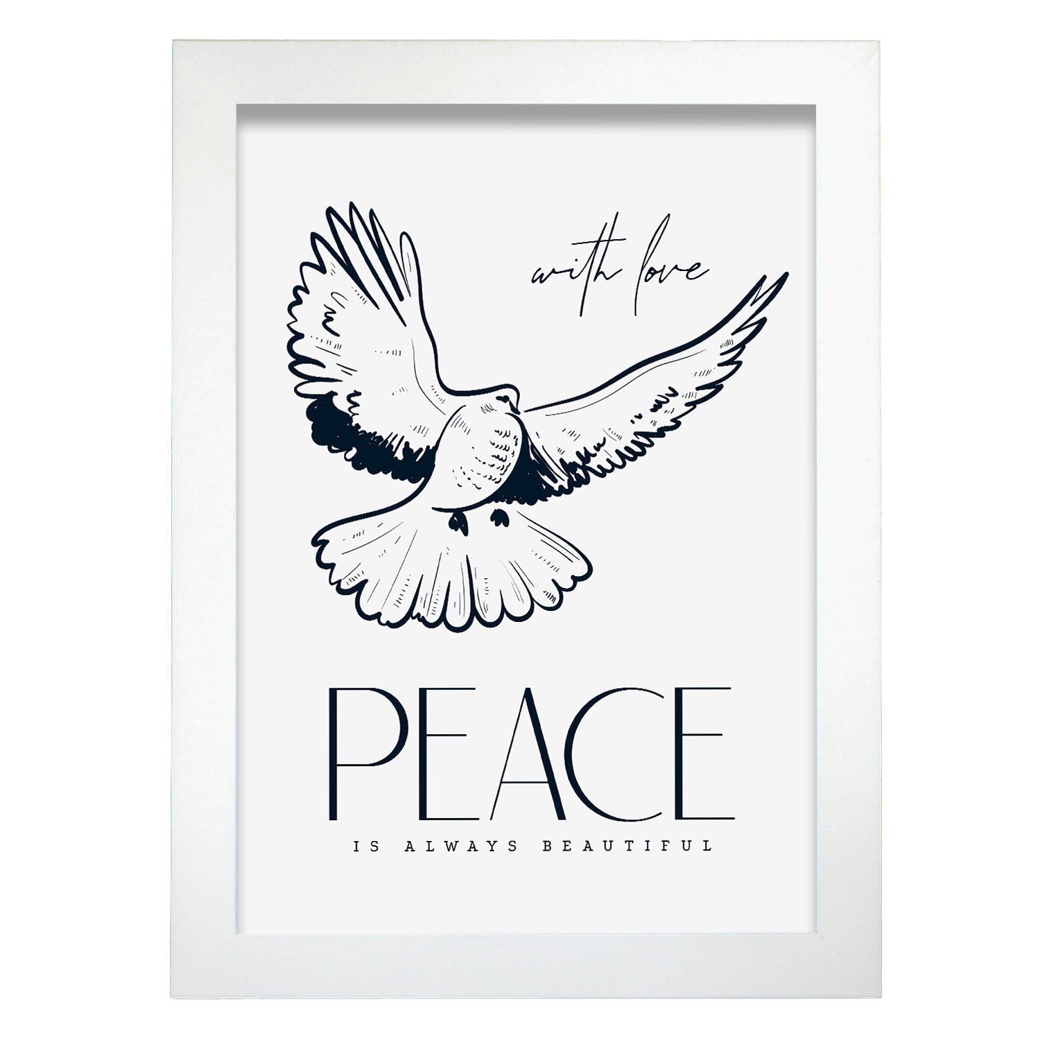 Dove peace-Artwork-Nacnic-A4-Marco Blanco-Nacnic Estudio SL