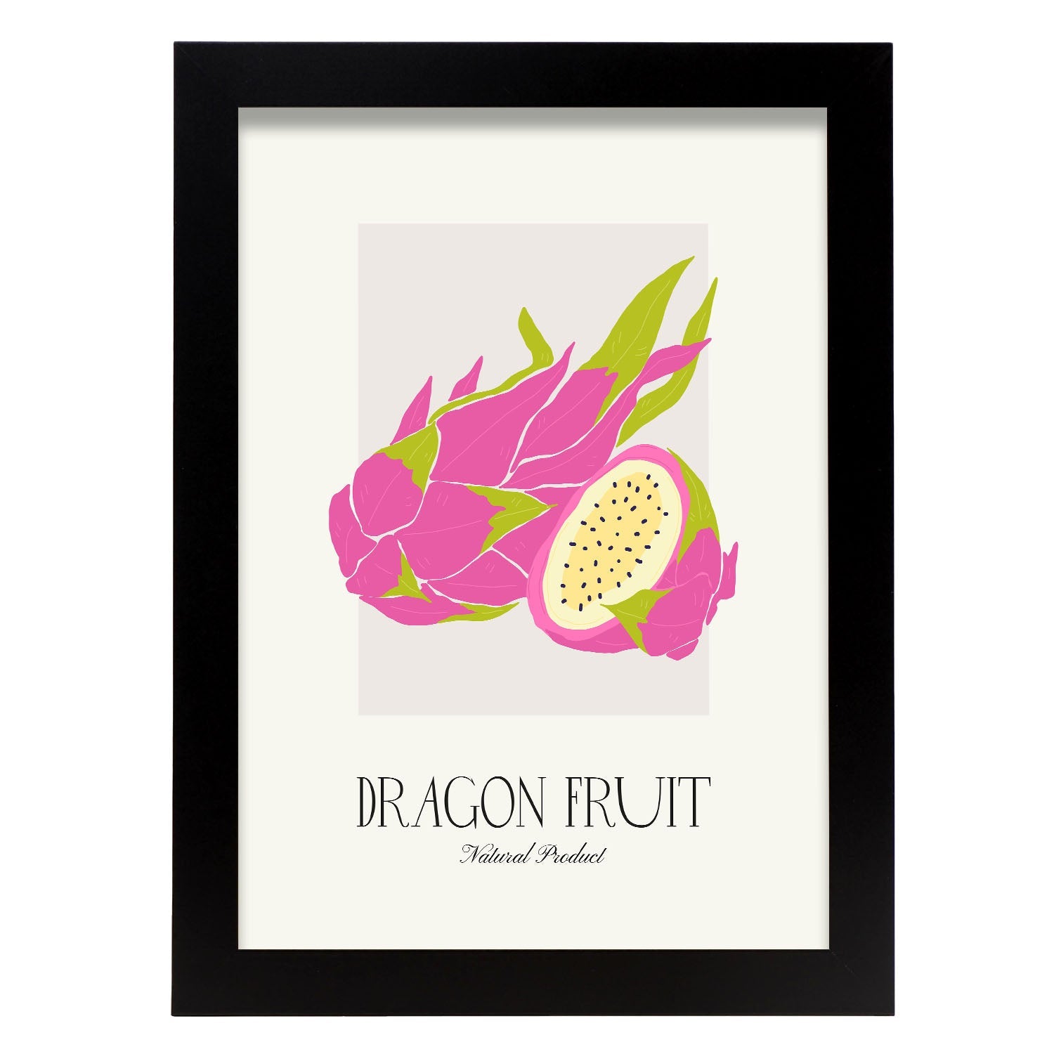 Dragon Fruit-Artwork-Nacnic-A4-Sin marco-Nacnic Estudio SL