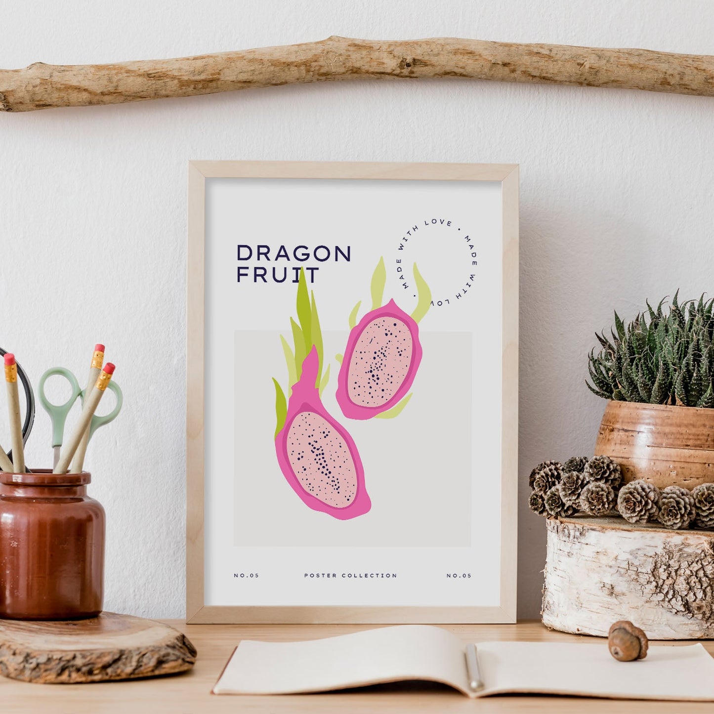 Dragon Fruit Midsection-Artwork-Nacnic-Nacnic Estudio SL