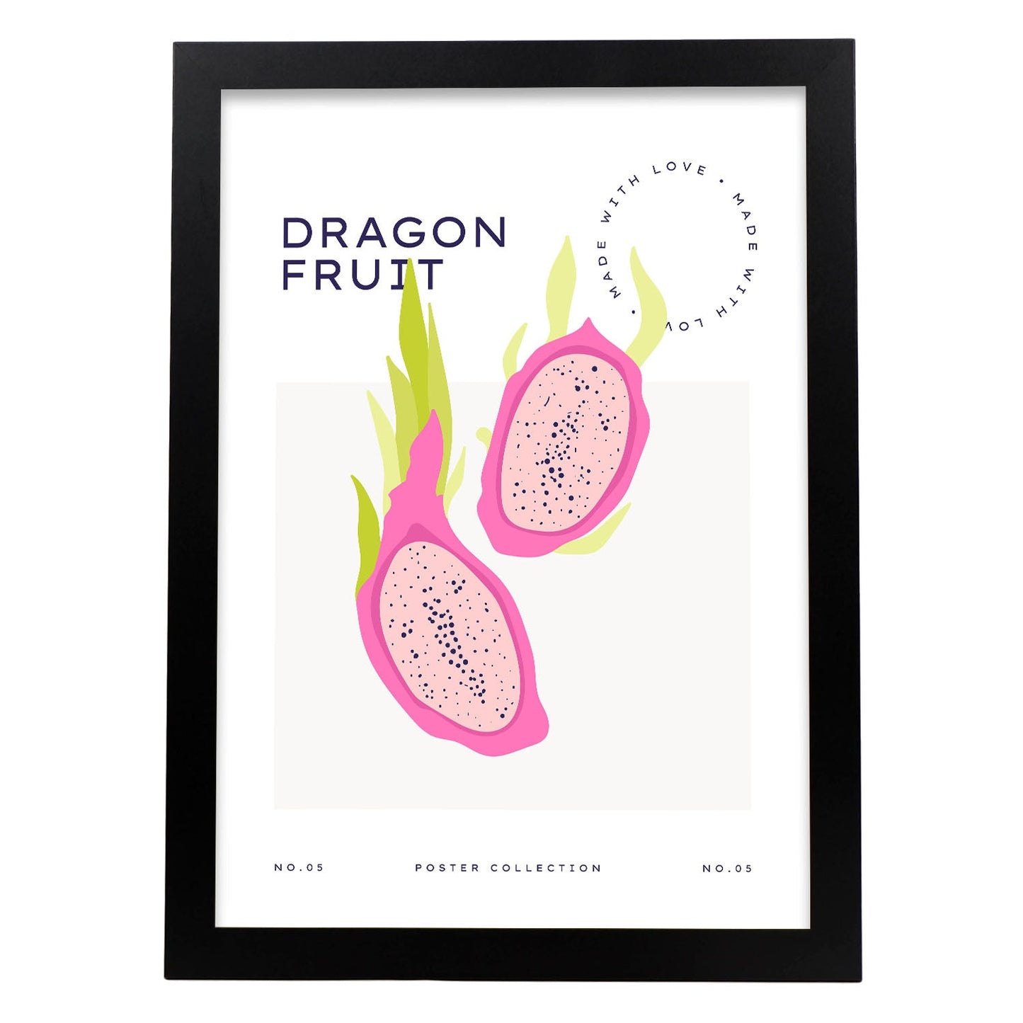 Dragon Fruit Midsection-Artwork-Nacnic-A3-Sin marco-Nacnic Estudio SL