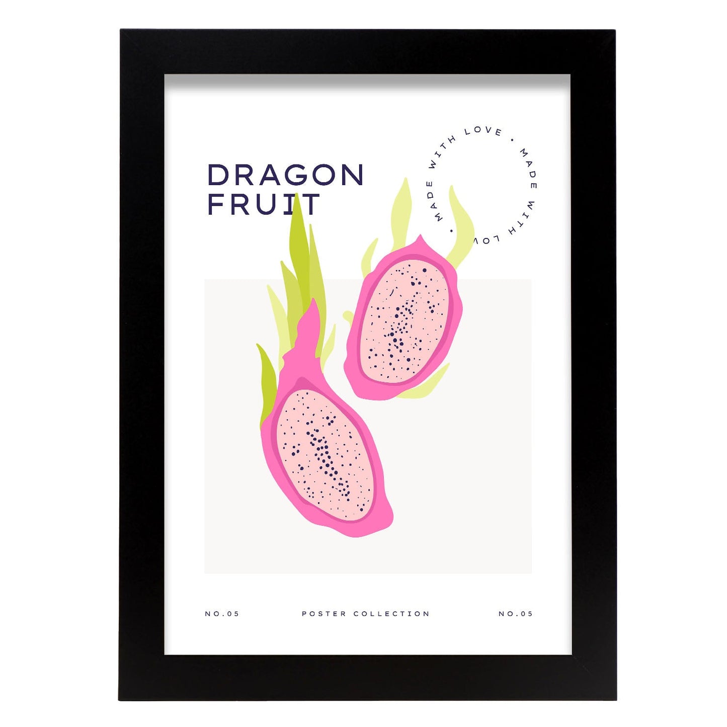 Dragon Fruit Midsection-Artwork-Nacnic-A4-Sin marco-Nacnic Estudio SL