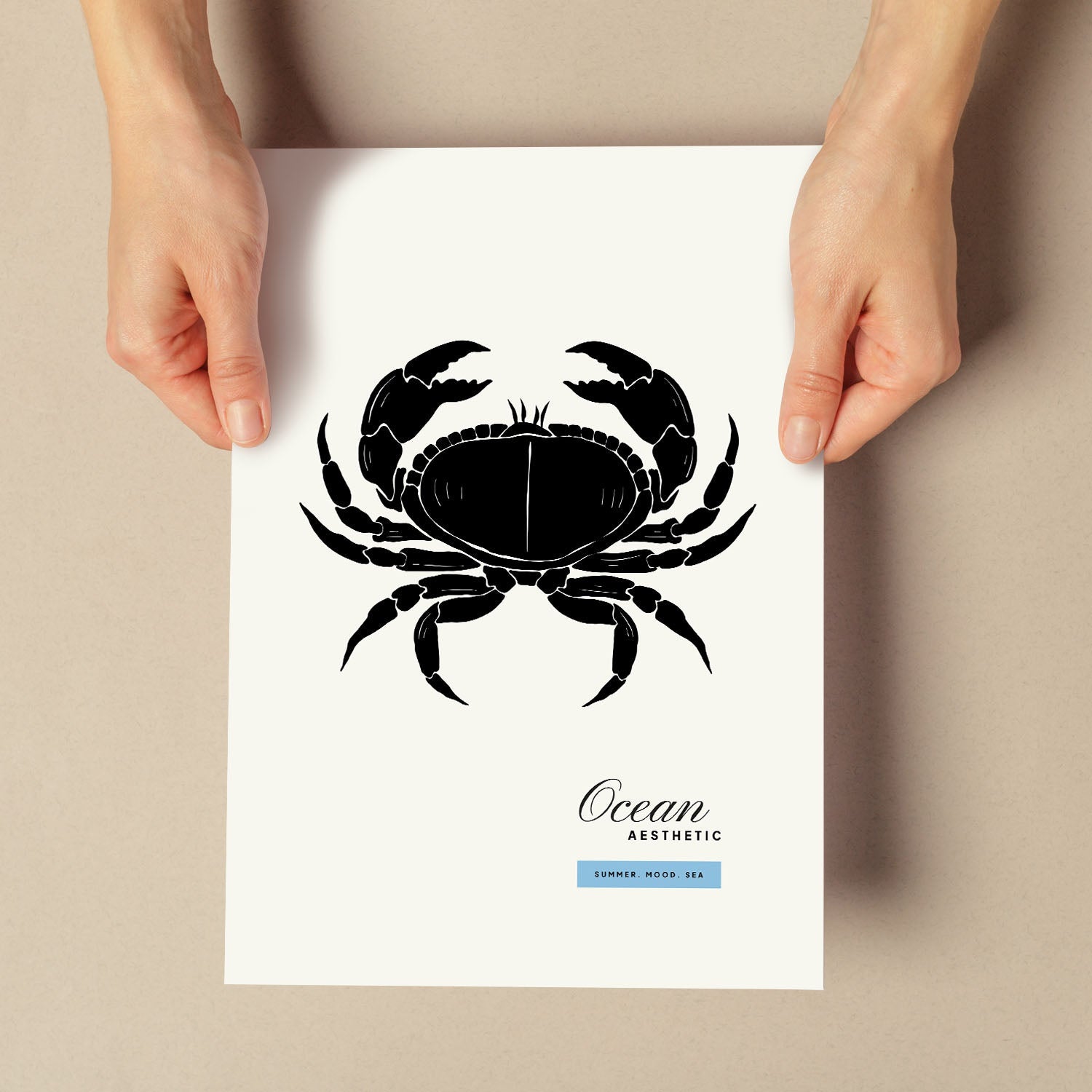 Dungeness crab-Artwork-Nacnic-Nacnic Estudio SL